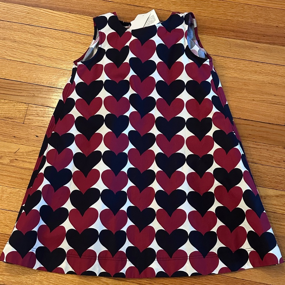 Marimekko Uniqlo Girls Toddler Hearts Dress 3-4T NWT